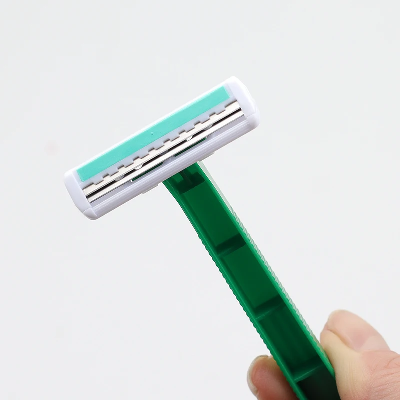 wholesale hotel disposable razor shaving razor Factory Tiwn Blades Fixed head Disposable Face Razor