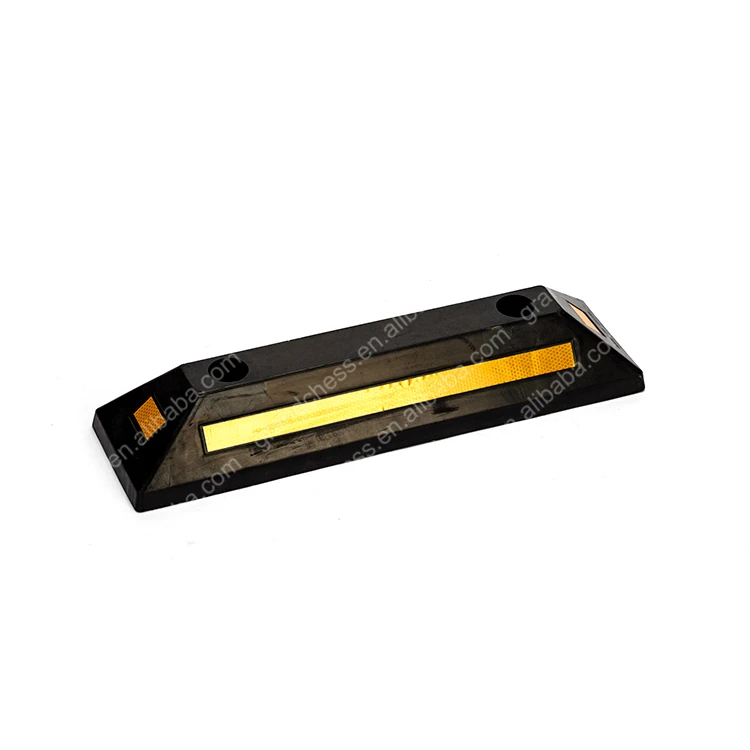 
Cheap 55cm Traffic Control Rubber Wheel Stopper Car Parking Block 