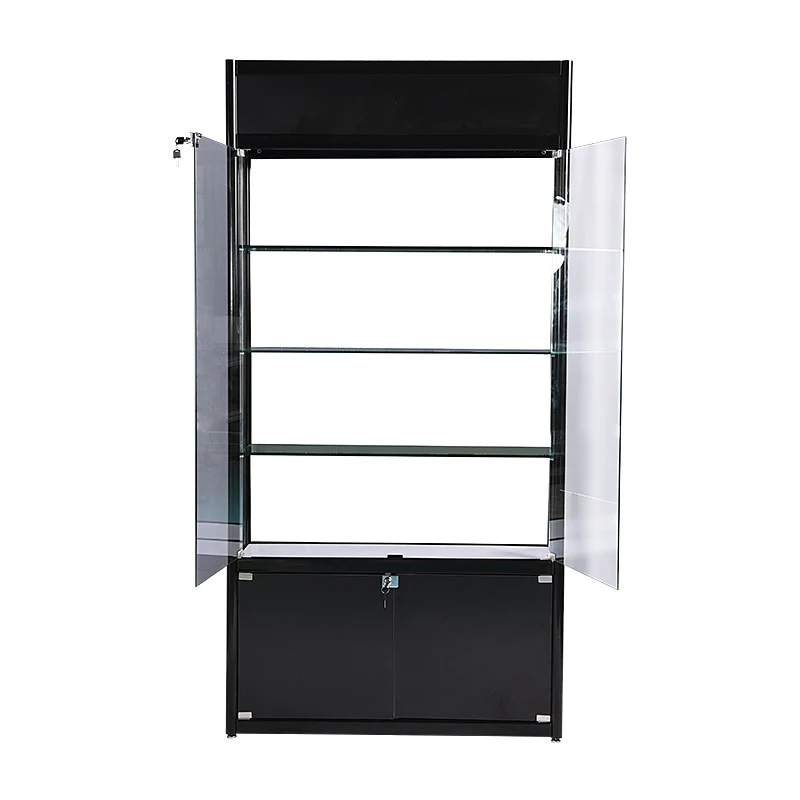Showroom Glass Display Cabinet Design customizable Makeup Showcase Gift Jewelry Showcase Hand-run Cabinet  Showcase