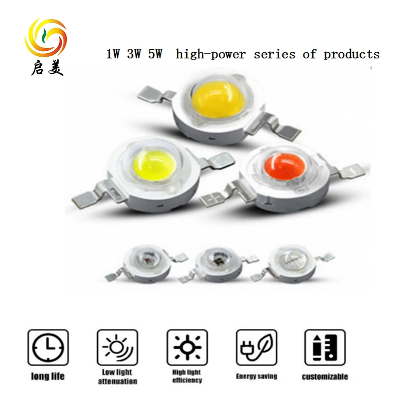 High Power Led 1watt Epistar Led Chip Rgb Factory Outlet Led Hpl 1w 3w 5w Uv 365nm 4pin 6pins Red Blue White 80 SMD LED Sino Led