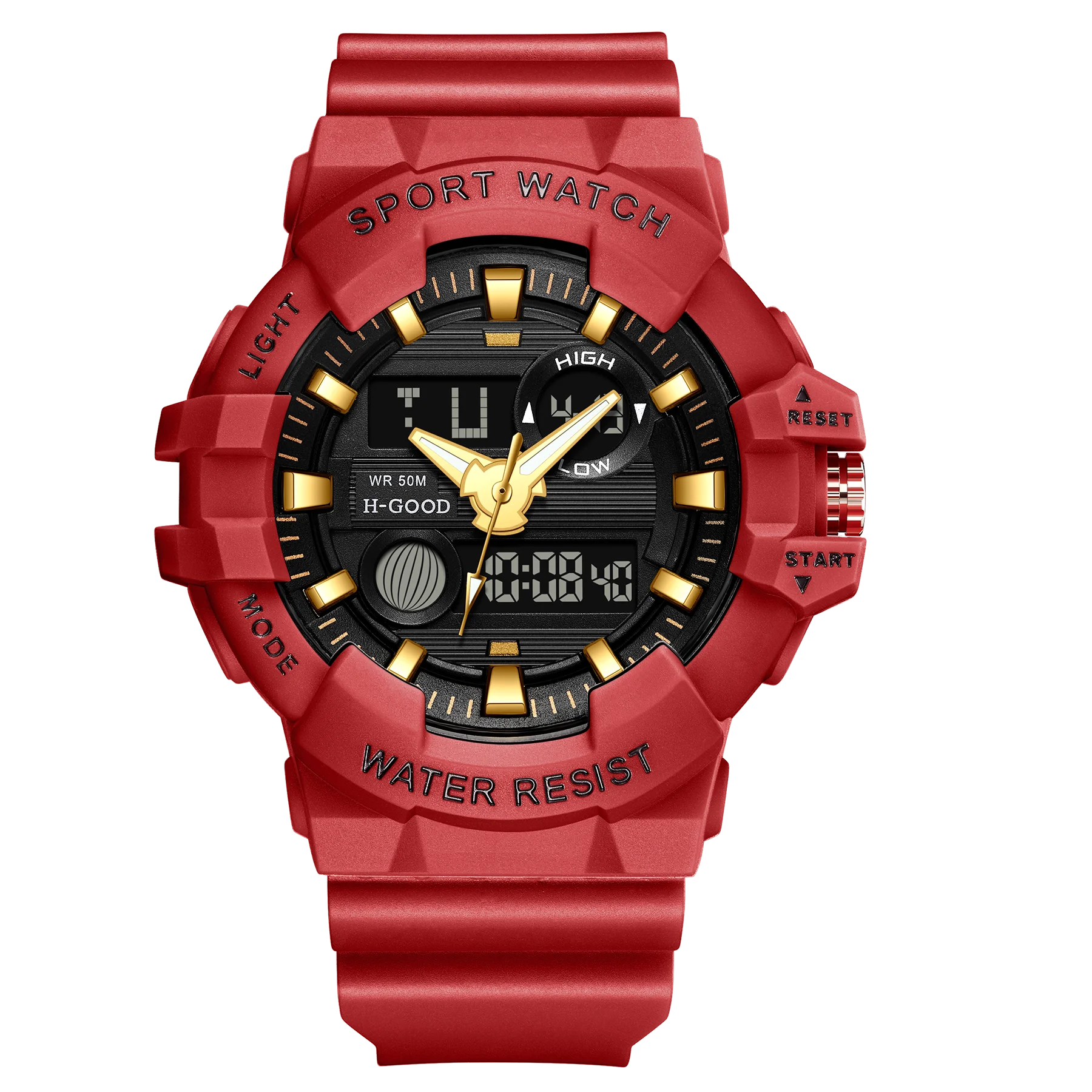 H-GOOD TK-0015 (Япония) механизм с кварцевой стабилизацией Часы Цифровые Gshock часы оптовая продажа военные для мужчин обувь мальчиков