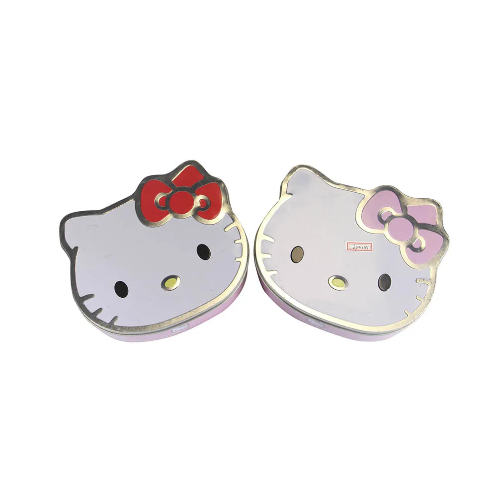 Direct Sell Cheap Kitty Cat Shape Metal Box  Metal Tins Candy Metal Boxes Cookie Snack Boxes For Sale