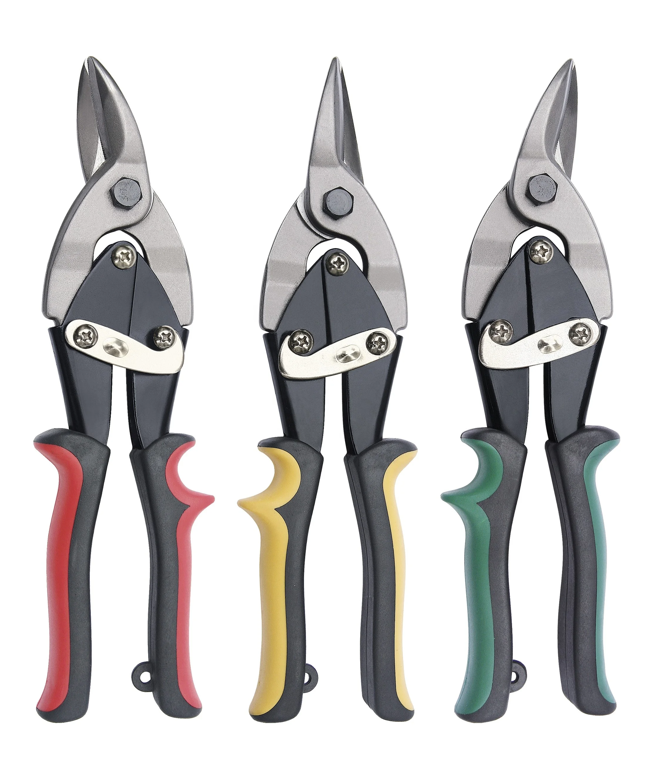 American Type Aviation Scissors Tin Snips For Cutting Iron Sheet Left Center Right