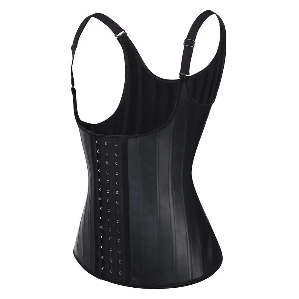 Direct Supply Shapewear Essentials Latex Firming Prendas moldeadoras Adjustable Buttoned 25 Steel Support Shaper Corset Vest