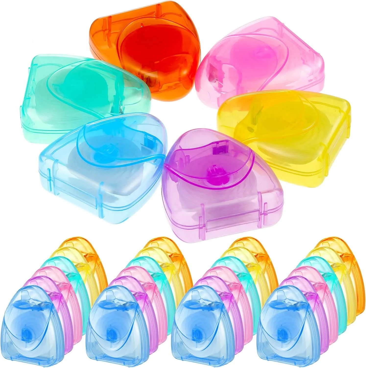 Teeth Cleaning Charcoal Infused Dental Floss Roll 50m Mint Flavored Dental Thread Box Type Expandable Dental Floss