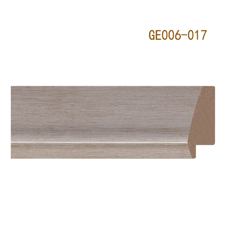 Yiwu Junlin Hot Sale Custom Silver  Texture Foil PS Picture Frame Moulding Wholesale