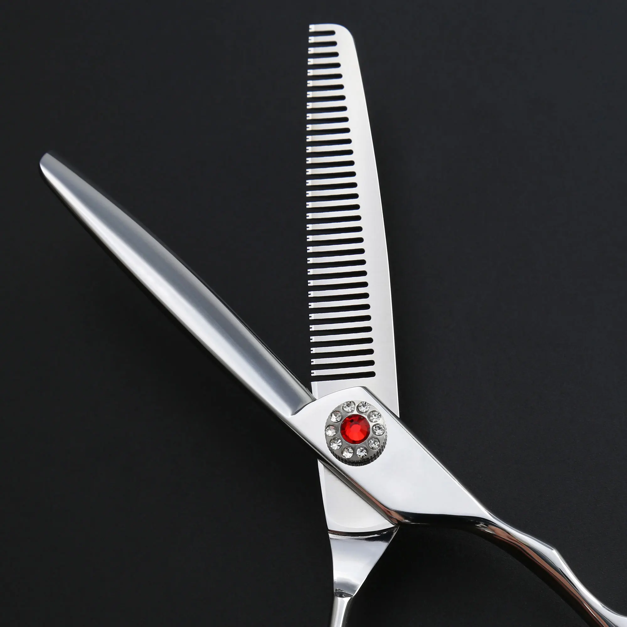 Professional CNC Anti-teeth scissors Japanese 440C Hairdressing Scissors Barber Shears Set Thinning Hair Cutting Scissors