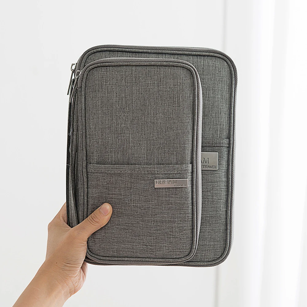 passport card travel bag sling bag waterproof passports bag for travelling multi-function large capacity travel