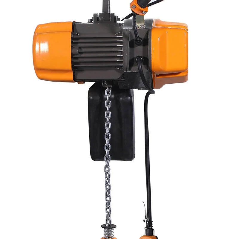 5 ton double chains light crane system hook EQ suspension electric chain hoist