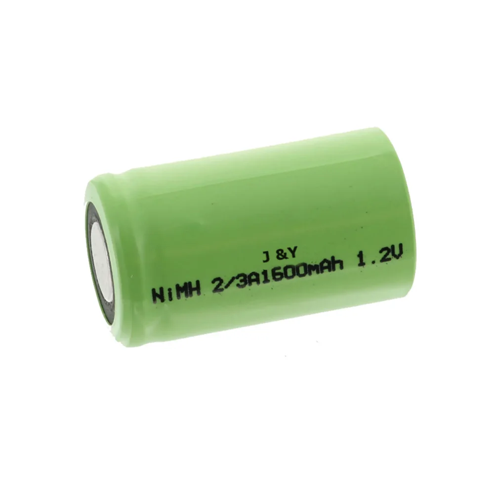 Factory supply Ni-mh NiMh AA 2/3A 1.2V 1500mAh 1600mAh NiMH Battery Cell