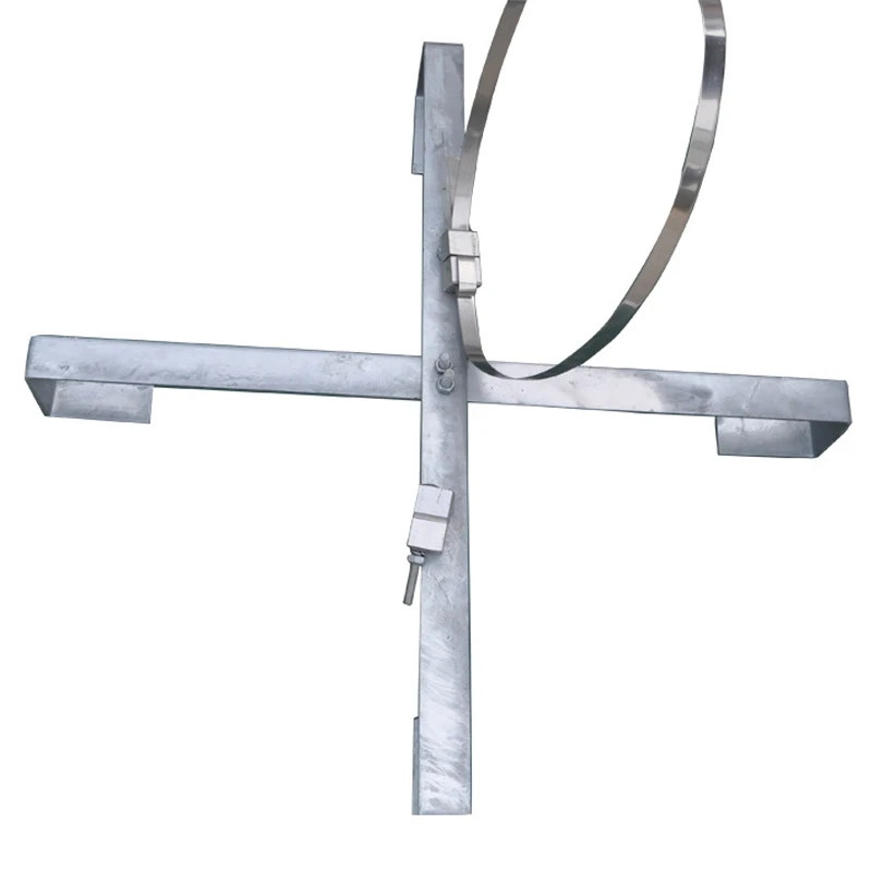 Overhead ADSS Cable and Fiber Optic Drop Cable Single Management Storage Bracket for FO Aerial Installation