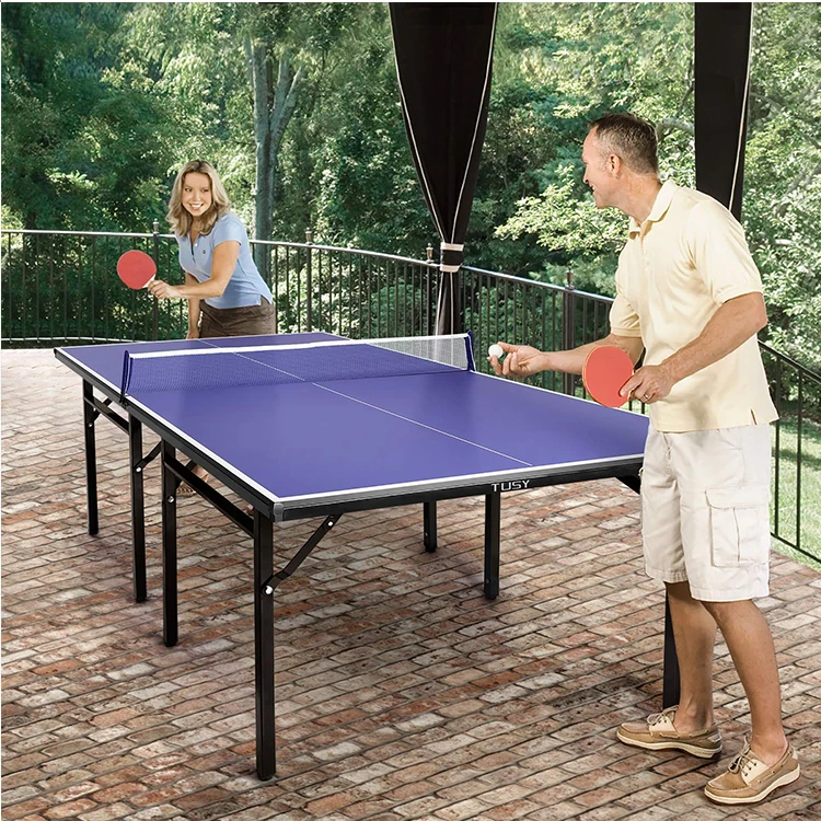 Best Table Tennis Tables Outdoor Lightweight Double Foldable Indoor Pingpong Table