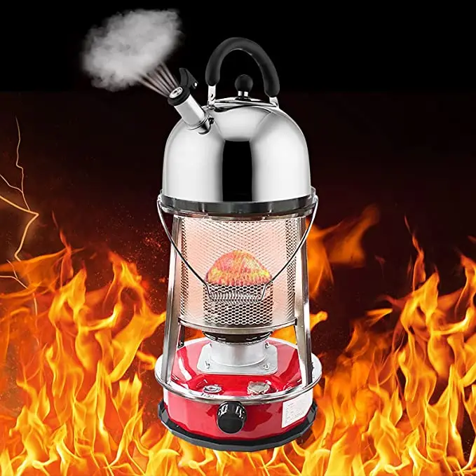 8900 BTU Home and Indoor Space Heaters Outdoor Space Heaters Portable Camping  Cooking Kerosene Heater