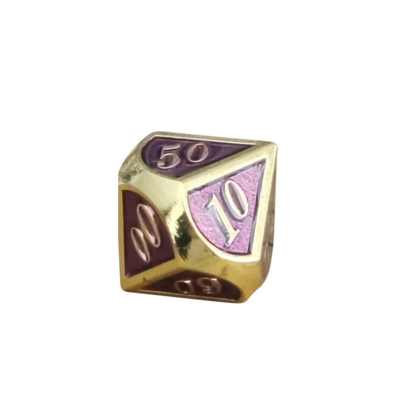 Factory Custom Polyhedral Metal Dice Combination Polyhedron 7pcs Set For Role-playing Board and Card Games High Quality gifts
