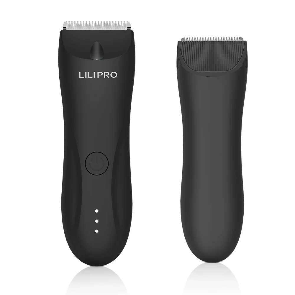 2024 New Waterproof Groin & Body Hair Trimmer Man Use Hair Clipper Ball Grooming Rechargeable Cordless Haircut Machine For Men