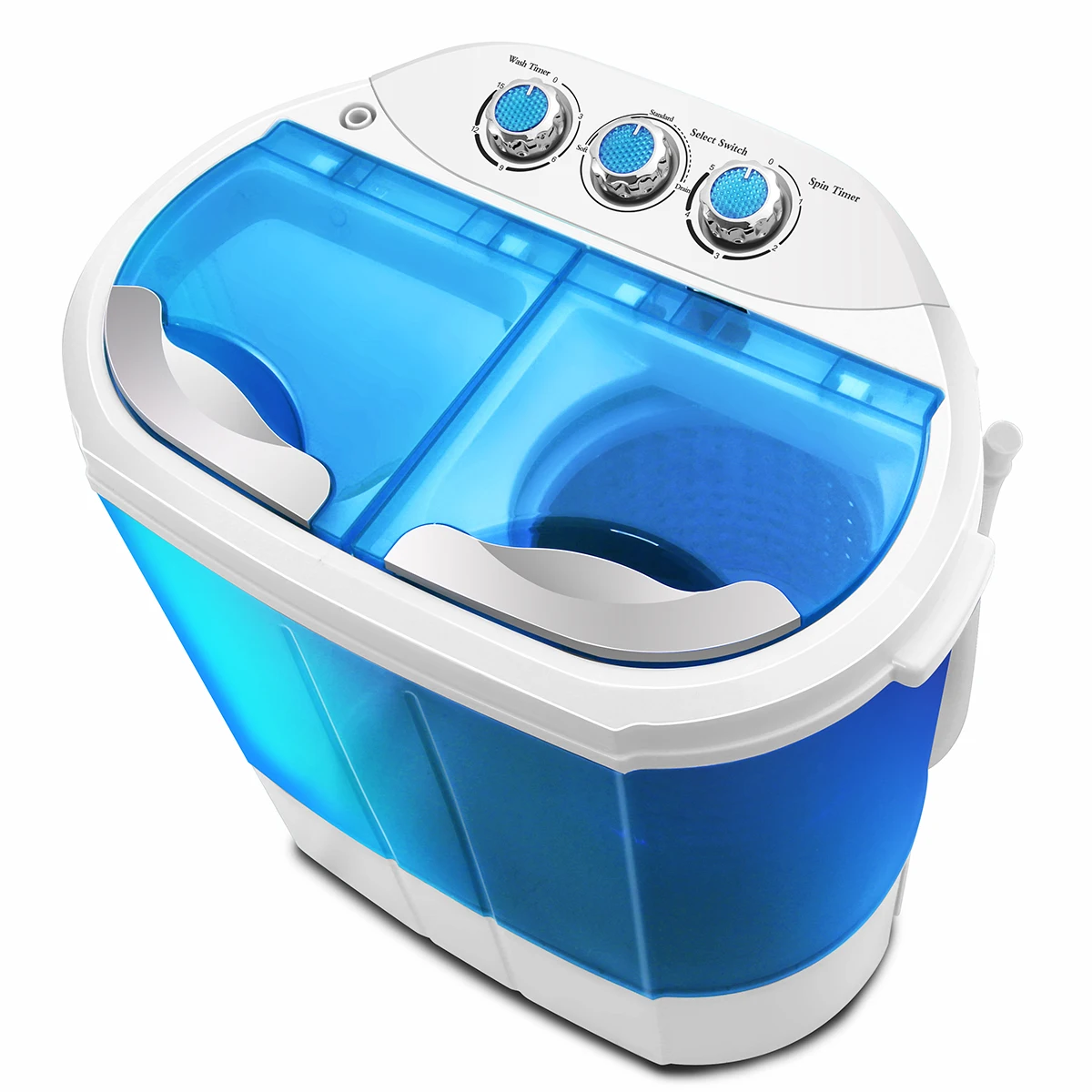 twin tub semi automatic mini washer with spin drying/baby washing machine/Aluminum Copper motor