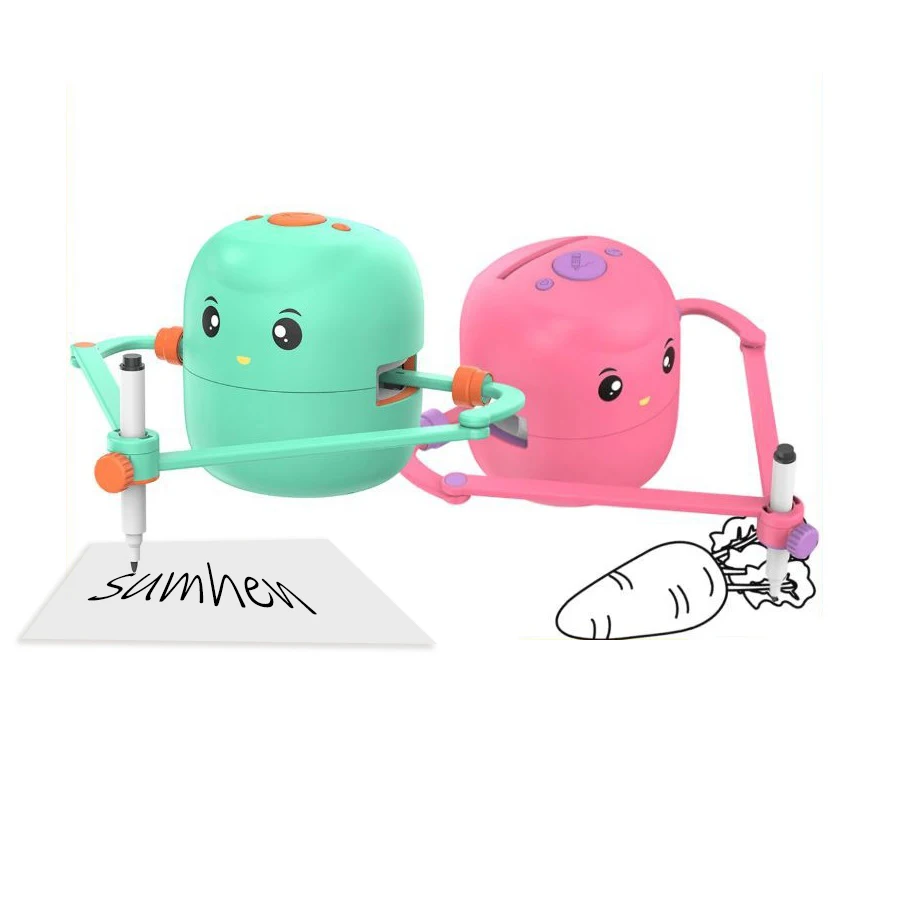 Painting Math Toys Themes Pictures Drawing Robots Technology Boy Girl Automatic Painting Learning Art Training Machine Toys