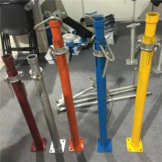 adjustable steel jack post shore scaffolding u-head jack heavy lifting jacks