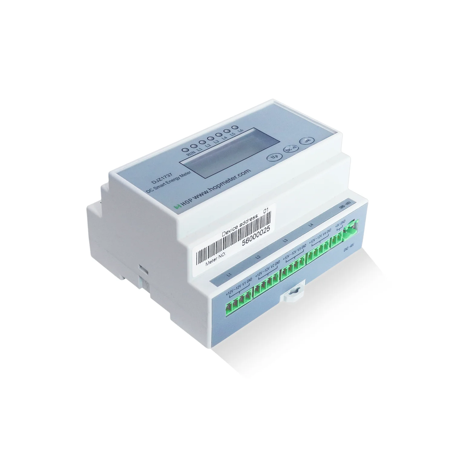 Hop multi-functions remote control din rail dc energy meter testing bench in industrial new electricity