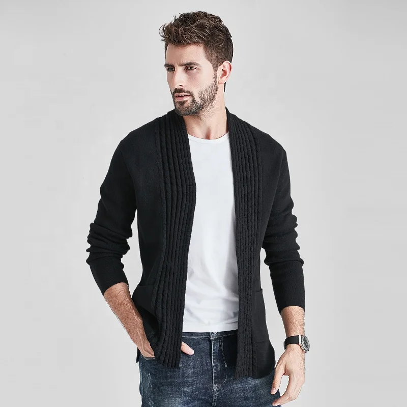New Design Drop Ship Wholesale Sweater Cardigan Sweaters Outside Fashion Wear Hot Custom Sweaters Men