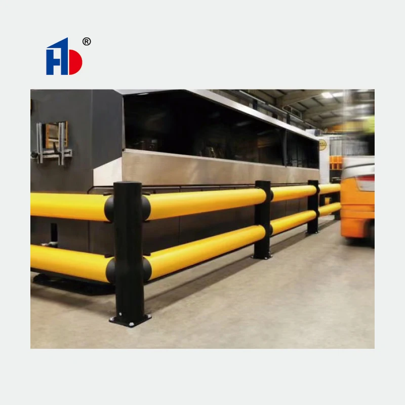 Двойной рельсовый забор склад барьерные ограждения для дорожного движения