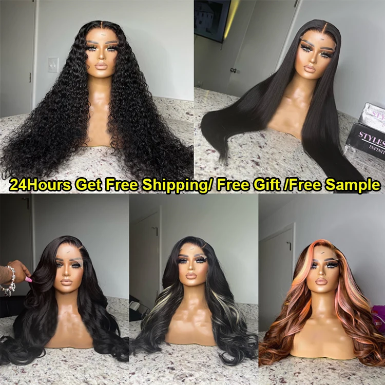 Brazilian hair hd lace frontal wig,natural human hair wig for black women,KBL pre pluck blonde human hair lace front wig vendor