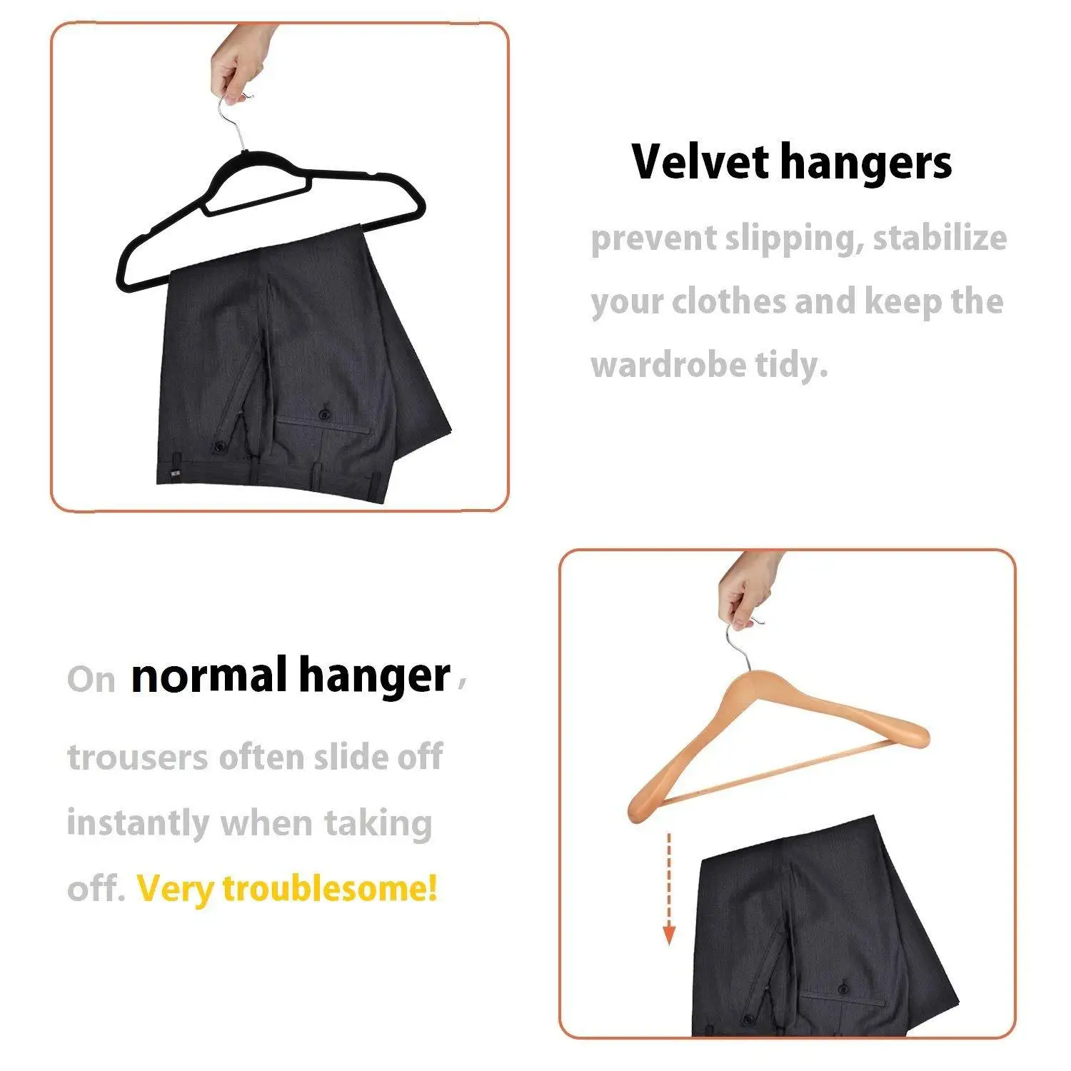 hot sale save space plastic flocked clothes coat suit shirt skirt hanger flocked non slip velvet hanger