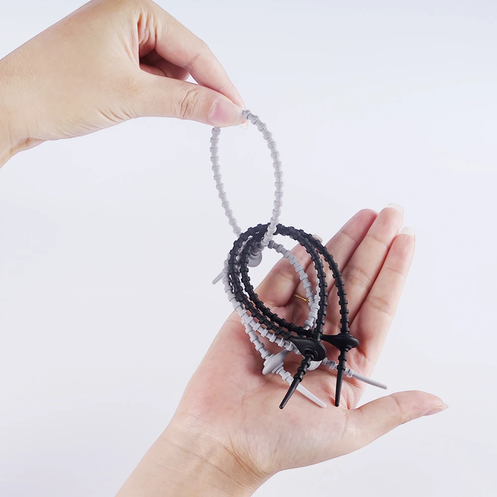 Multi Purpose Hot Selling Silicone Cable Tie Flexible Organizer Cable Ties Binding Cord Straps