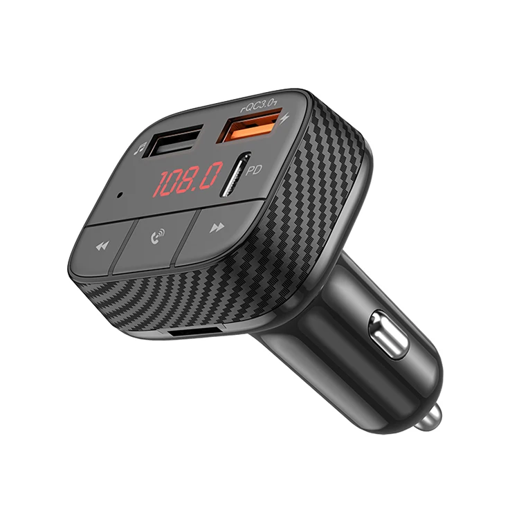 Заводской OEM беспроводной Bluetooth гарнитура автомобильный комплект Mp3 плеер быстрое зарядное устройство