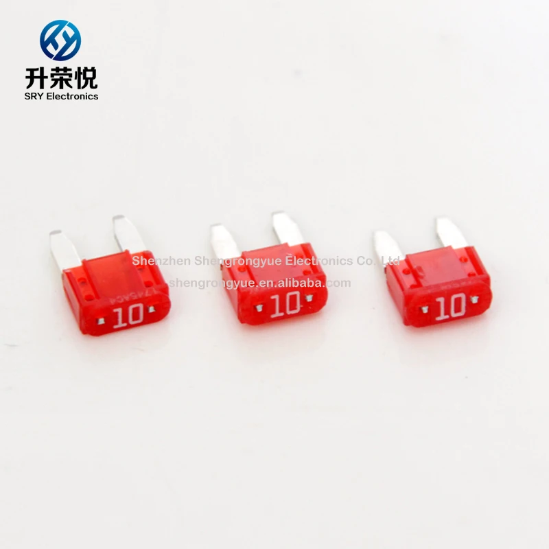 Littelfuse Мини авто предохранитель 0297010.WXNV лезвие предохранитель 10A 32 В автомобиля предохранитель