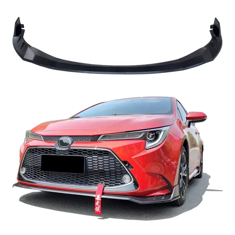 Strength Anti-collision Polypropylene three-section Front shovel For Toyota Levin 2019-2021 front bumper front lip
