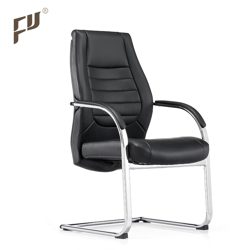 Armrest Office Meeting Chair Comfortable Without Wheels
