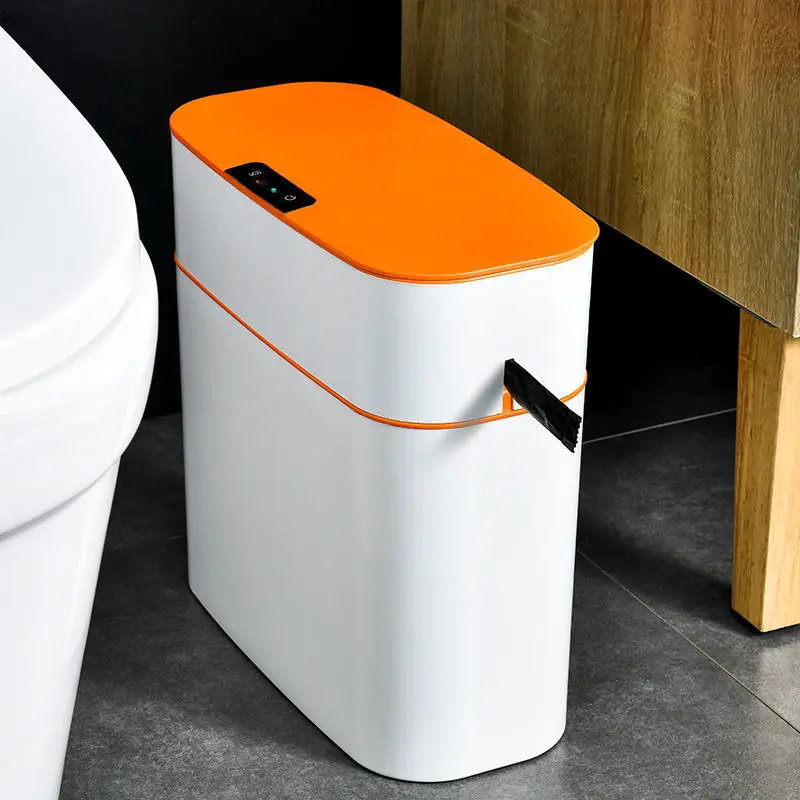 electric smart trash can ipx5 waterproof smart bin smart trash can with self sealing bag