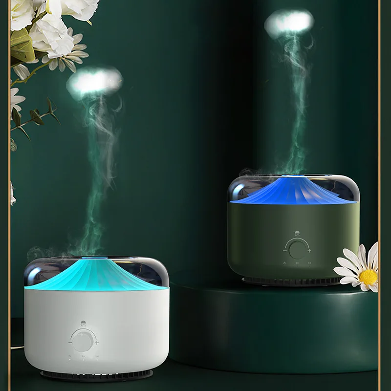 2022 New Jellyfish Humidifier 1.3L Essential Oil Aroma H2O Air Humidifier Home Ultrasonic Jellyfish Humidifiers