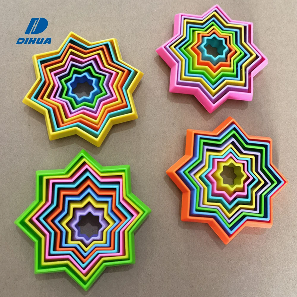 Развивающая 3D многоцветная игрушка-антистресс помогающая спокойно и сосредоточиться детский сенсорный волшебный круг антистресс для детей