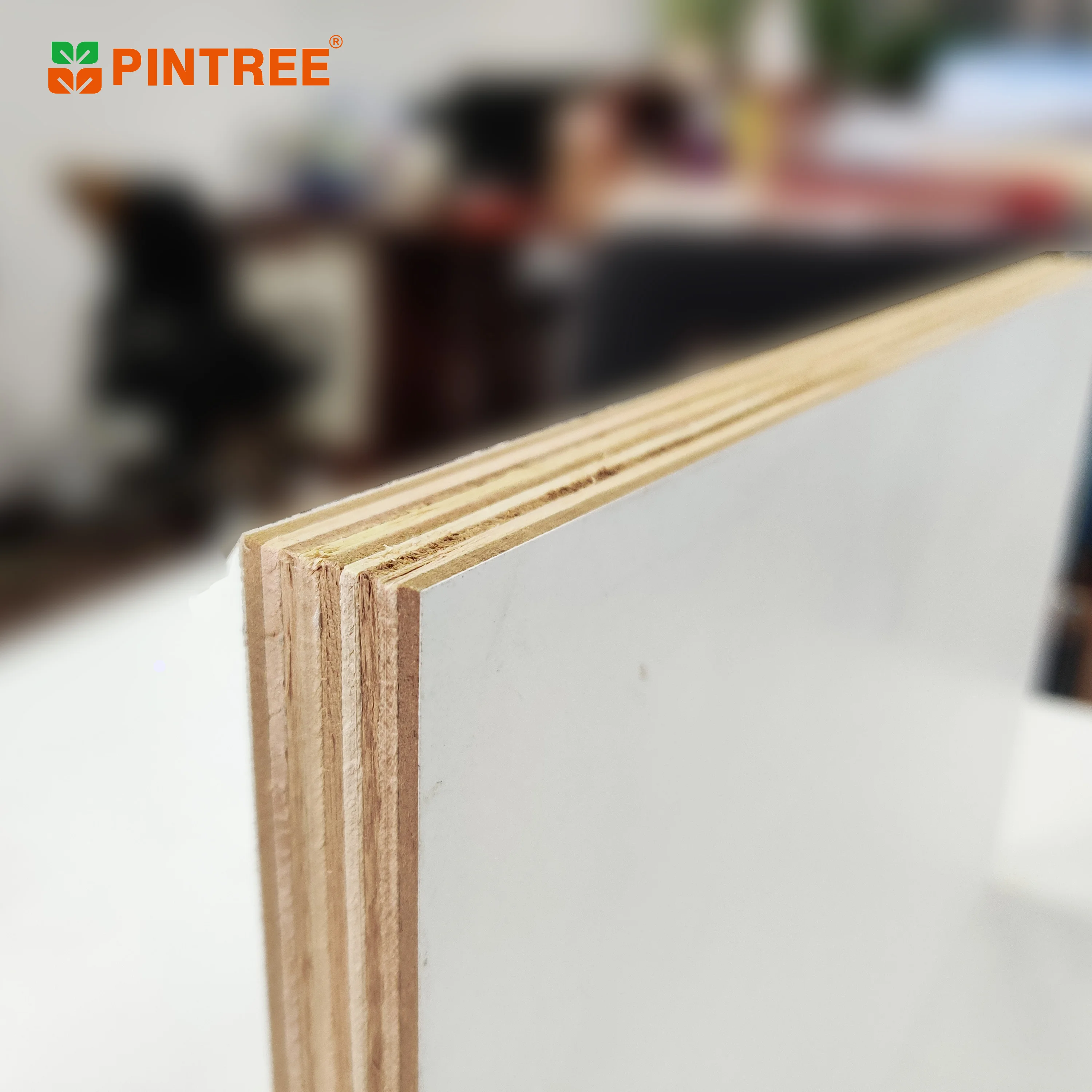 Wholesale Supplier 18mm melamine uv board laminated plywood for kitchen