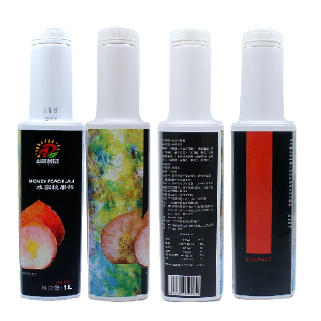 Jiasheng Peach Syrup Concentrated honey peach flavor jam for juice frappe yugurt fruit tea milk tea bubble tea