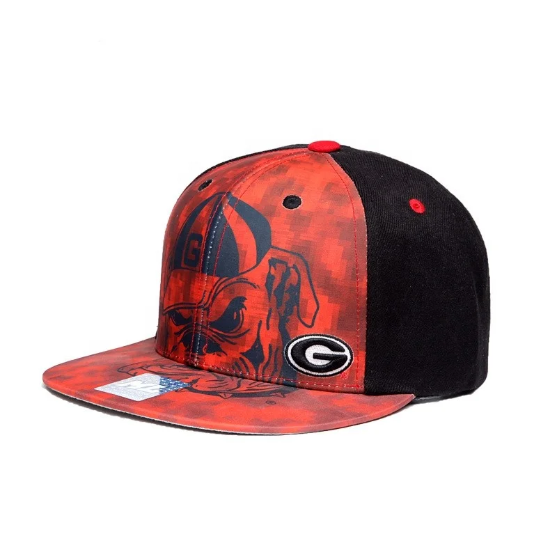 Vintage Sports Custom 3D OR 2D Embroidery White 35% Cotton 65% Polyester Curry College Basketball Snapback Cap