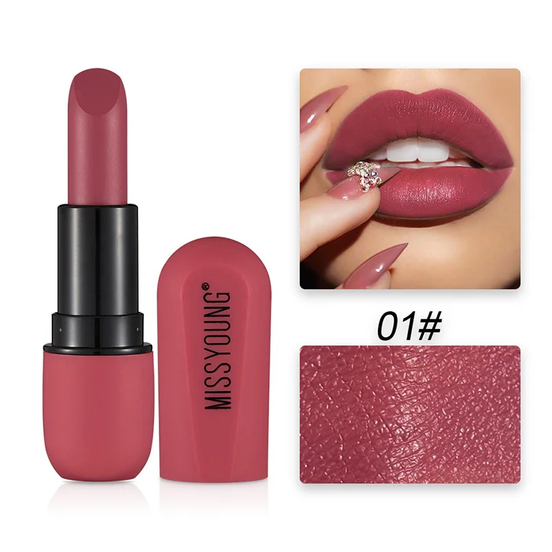 Cosmetics private label lipstick vegan nude matte lipstick moisturizing lipstick