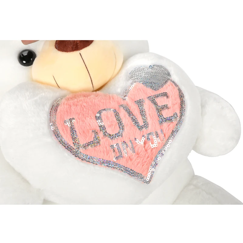 Teddy Bear Stuffed Animals Toys Plush 80 cm with Heart Plushies Gift for Kids Boys Girls Birthday Valentines Day