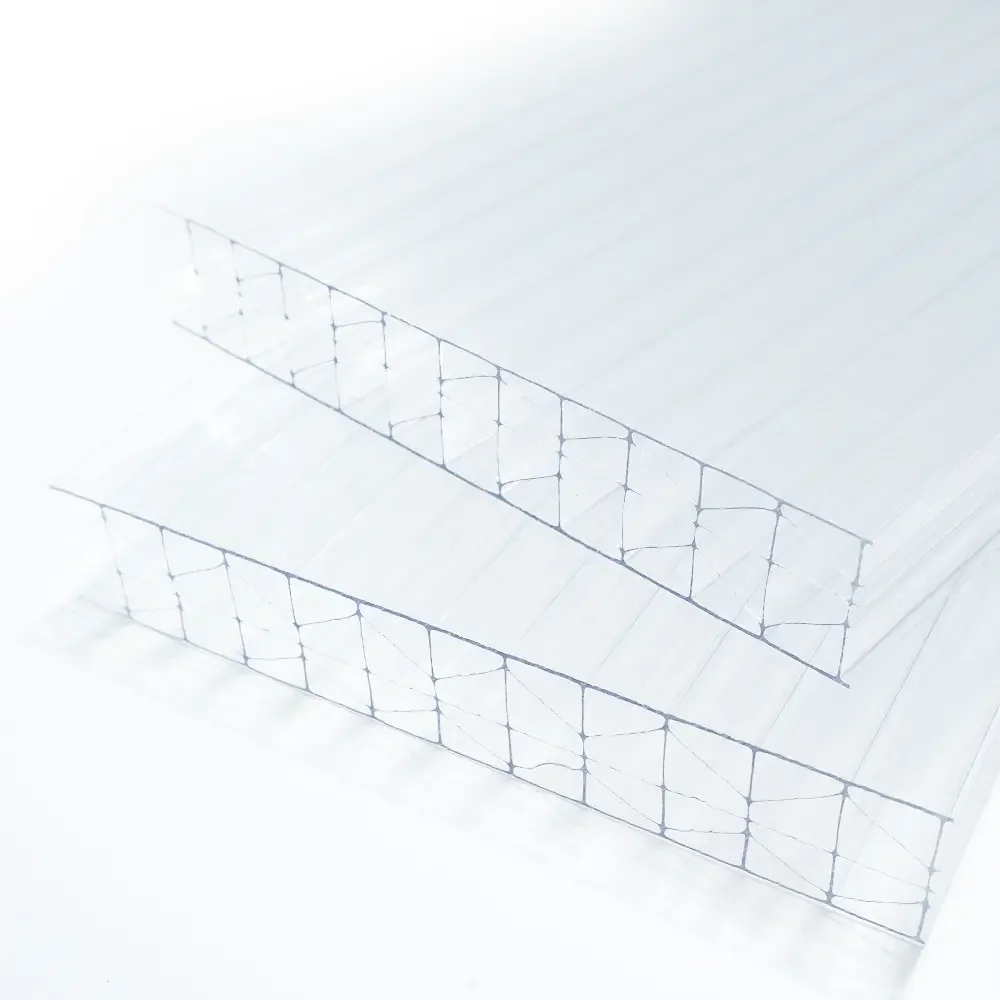 Outdoor Anti-UV 4mm-30mm Polycarbonate Hollow Multiwall Sheet For Building Material