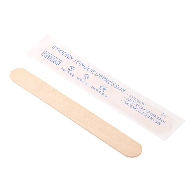 Medical Supplies promotional items wooden tongue depressor  top sell tongue depressor direct sales tounge depressor