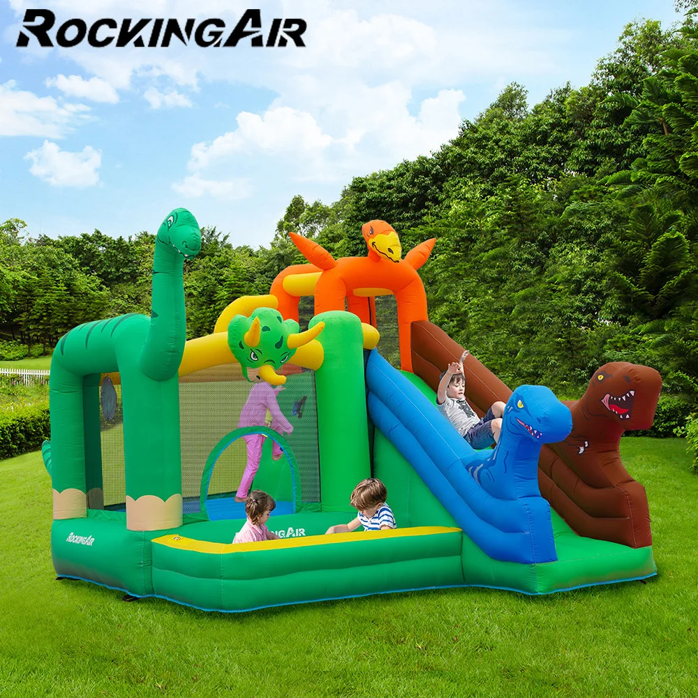 New Design Quality  Thicket Large Bounce House Slide Inflatable Ball Pool Jumping Castle Bouncing House For Children
