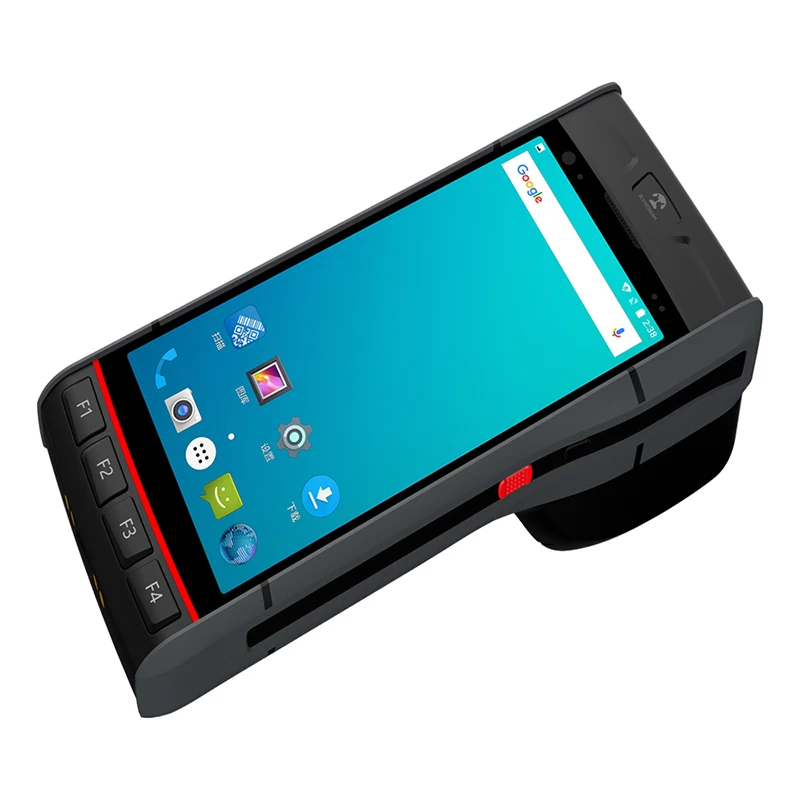Rugged Handheld Android POS PDA 1D 2D QR Barcode Scanner NFC RFID Reader Printing Portable Data Terminal