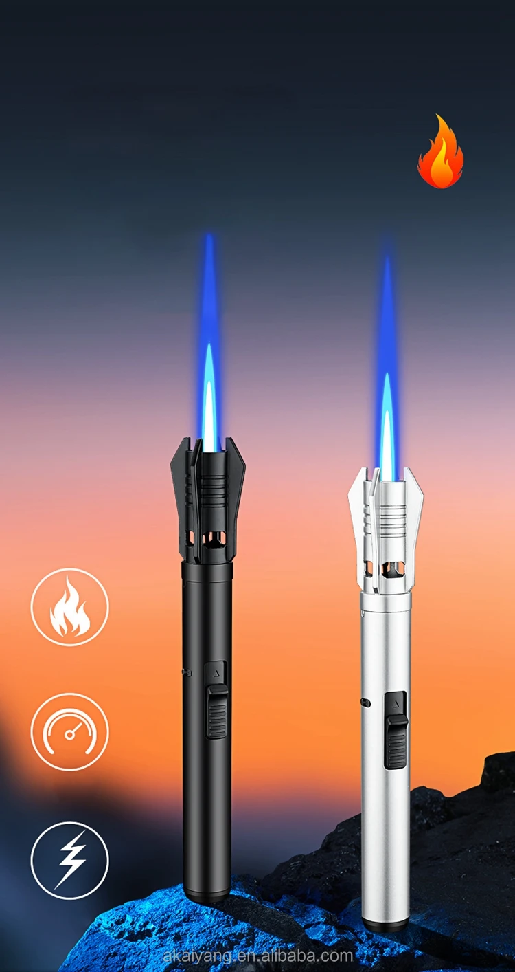  Mini Pen-Style Refillable Butane Torch Lighter for BBQ and Outdoor Use.jpg