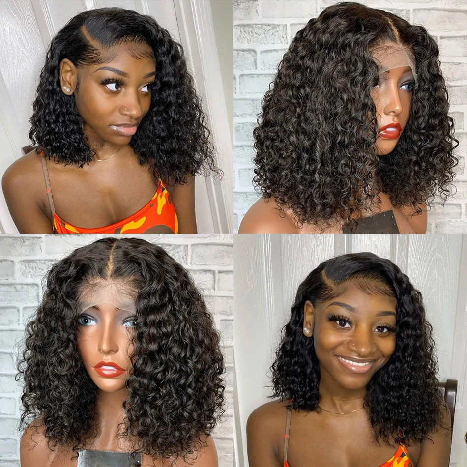 Pre Plucked Swiss Lace Bob Wig Vendor Raw Indian Hair Wholesale Lace Front Wig Virgin Human Hair 13x4 4x4 Lace Wigs on Sale