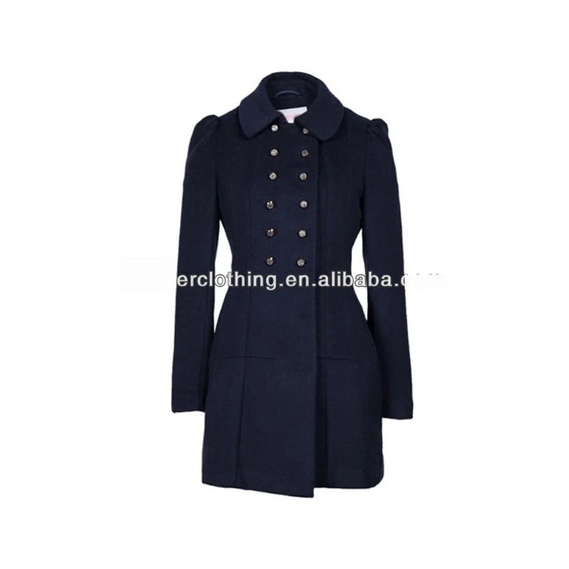 Winter Formal Office Wear Double Breasted Trench Coat