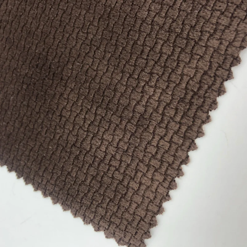 Short Plush Short Hair Velvet Burn Velboa 100 Polyester Fabric Velvet Fabrics For Sofa Hometextile