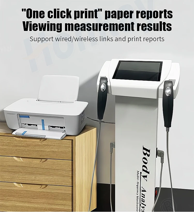 free printer! Body fat analyzer human body elements analyzer body fat calculator machine