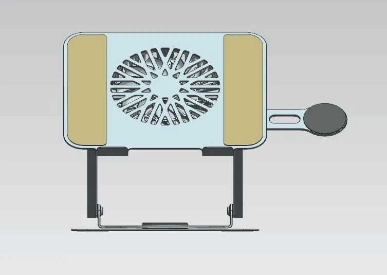 Great Roc Top Selling laptop stand with cooling fan notebook folding stand adjustable  desktop computer holder